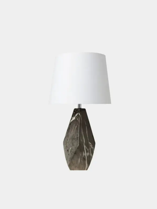 Geometric Marble Table Lamp